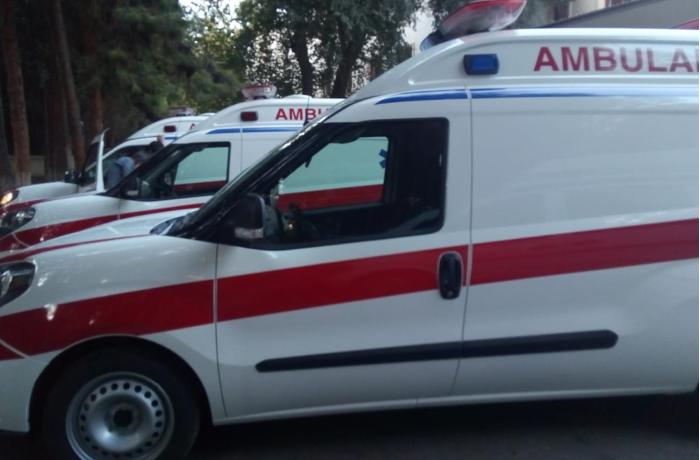 Mingəçevir şəhər Mərkəzi Xəstəxanası 3 yeni təcili tibbi yardım maşını ilə təmin olunub