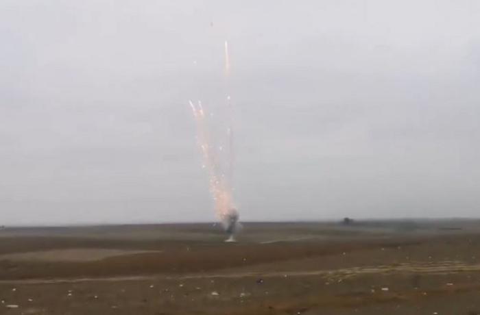 White phosphorus projectiles fired by Armenia disposed in Füzuli - VİDEO