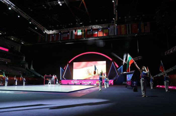 Bakıda aerobika gimnastikası üzrə dünya çempionatının açılışı oldu