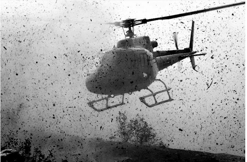 Ankarada təlim helikopteri qəzaya uğrayıb