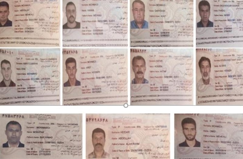 Документы иранцев, якобы незаконно проникших в Карабах... – Фото