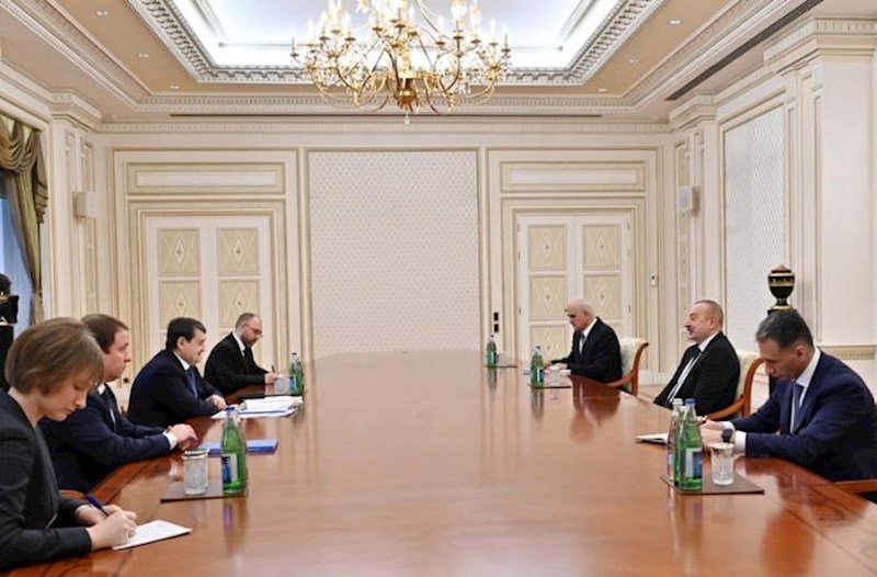 Ильхам Алиев принял помощника Президента России