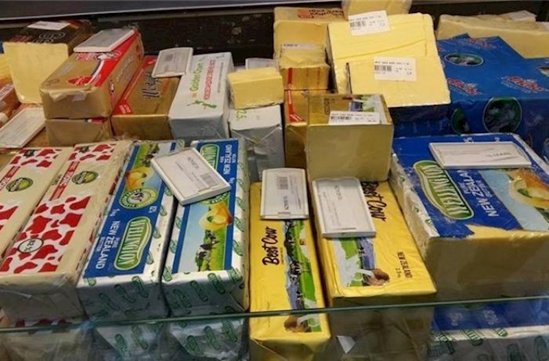 The price of butter imported from abroad fell by 16%, and in supermarkets by 7%