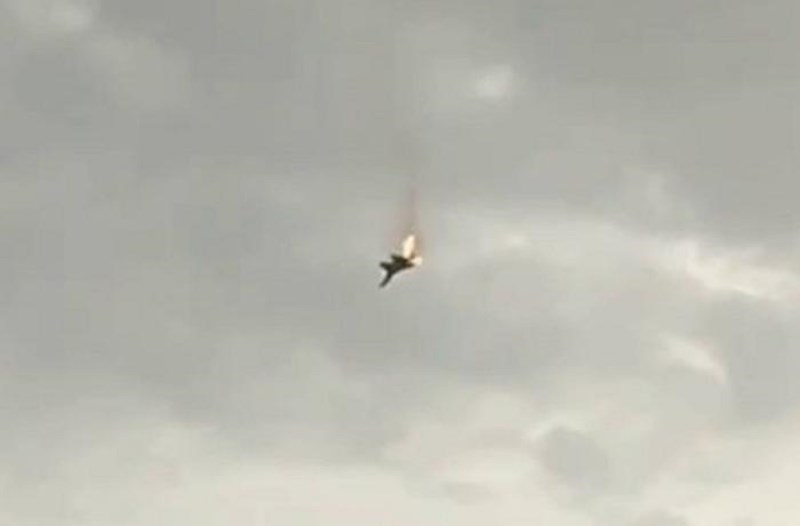 Rusiyanın Su-35 qırıcısı Sevastopol yaxınlığında qəzaya uğradı – Video 
