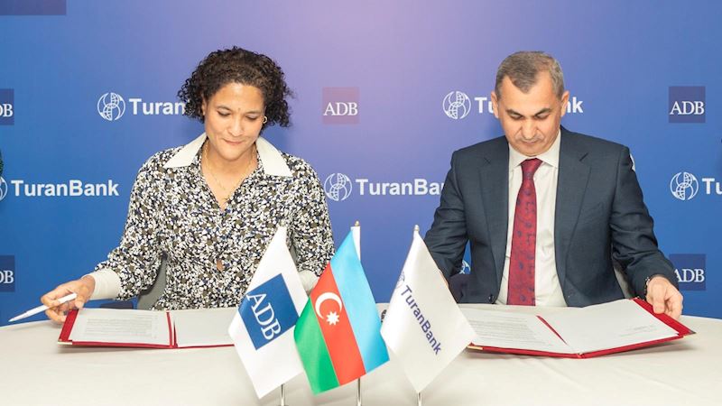 A trade financing agreement was concluded between TuranBank and Asian Development Bank 