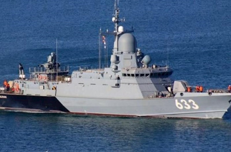 Ukrayna Rusiyanın hərbi gəmisini vurduğunu bildirdi 