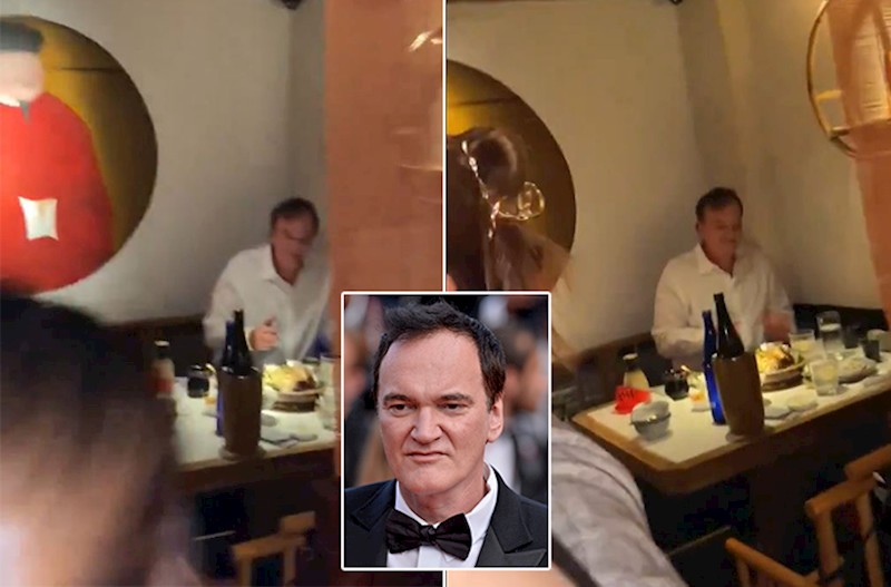 Tarantinoya Nyu-Yorkda nahar edərkən hücum olub