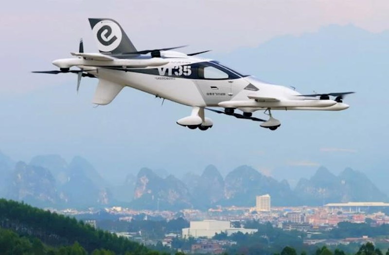 Çin ilk pilotsuz hava taksisini sınaqdan keçirdi