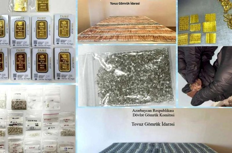 Qanunsuz yolla 1 300 karata yaxın qiymətli daşların gətirilməsinin qarşısı alındı