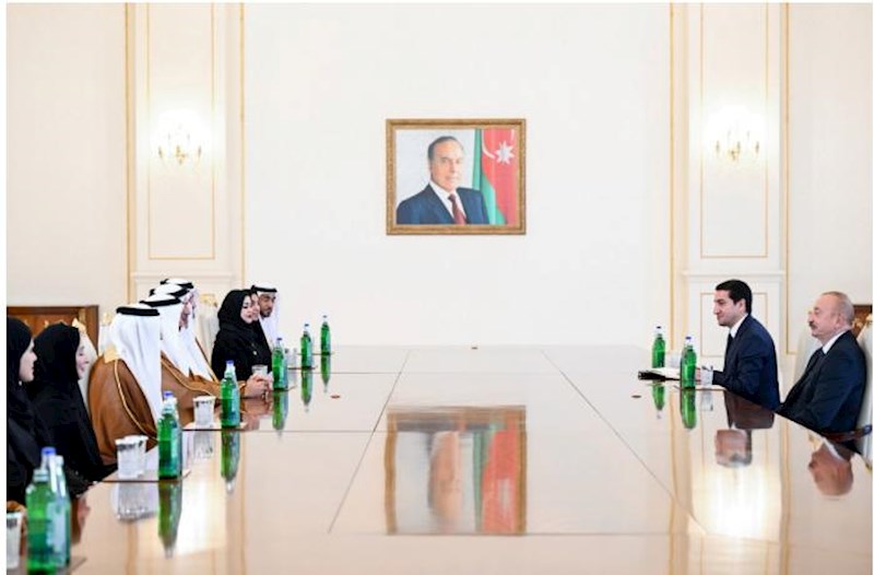 Prezident BƏƏ Federal Milli Şurasının sədrini qəbul etdi 