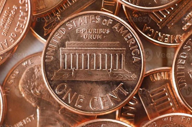 ABŞ bir sentlik sikkələrin buraxılışını dayandırdı