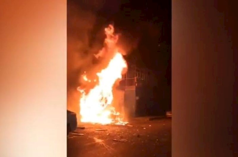 Bakıda obyekt yanıb – Video