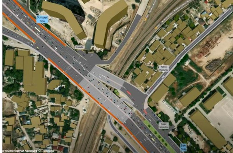 Bu küçələrin kəsişməsində yol hərəkəti yenidən təşkil edilir – Video