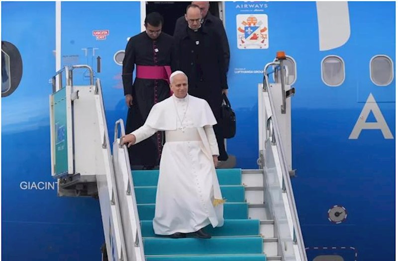 Papa Türkiyəyə getdi