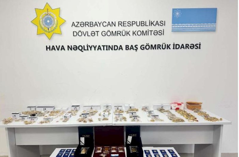 Azərbaycana qanunsuz qızıl gətirilməsinin qarşısı alındı