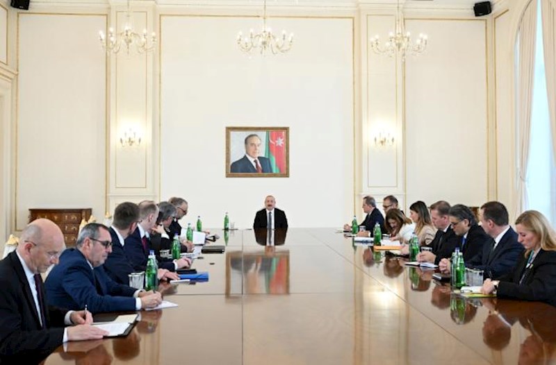 Prezident NATO nümayəndə heyətini qəbul etdi – Fotolar