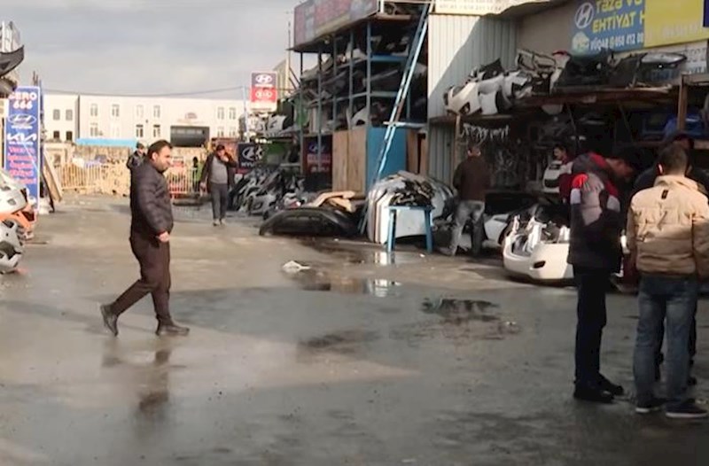 “Təkər bazarı” sökülür – Video