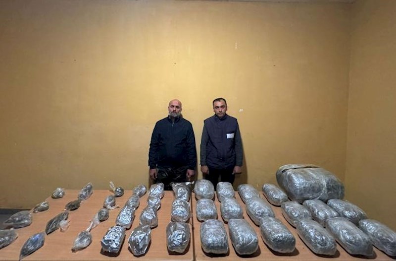 İrandan Azərbaycana külli miqdarda narkotik keçirilməsinin qarşısı alındı