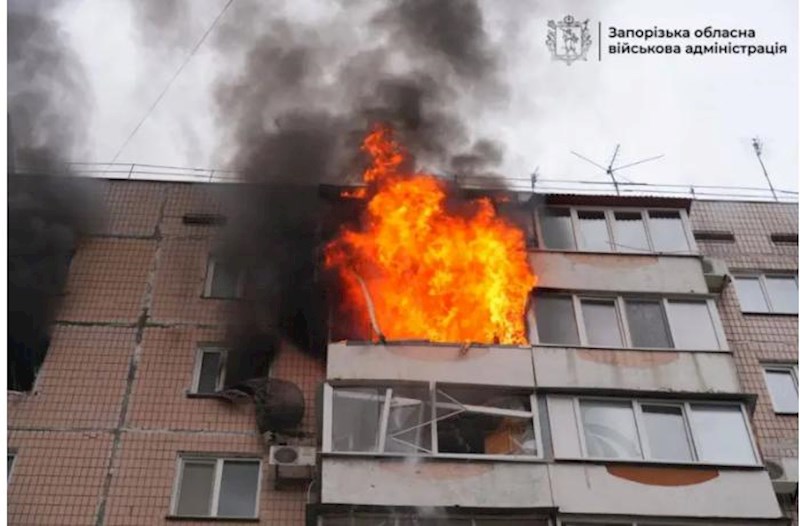 Rusiya Zaporojyeni bombaladı – 26 yaralı var 
