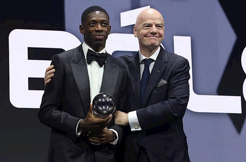 Dembele ilin ən yaxşı oyunçusu seçildi