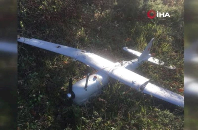 Türkiyədə naməlum PUA düşdü