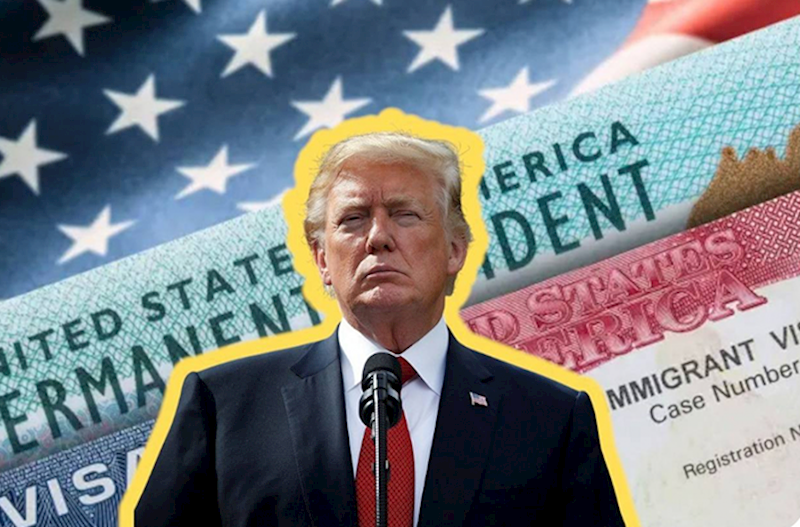 “Green card” udanlara bəd xəbər – Tramp proqramı dayandırdı