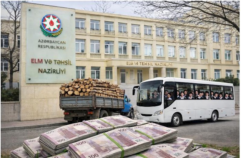 Bu şirkət Təhsil Nazirliyinin həm odunlarını, həm də məktəbliləri daşıyacaq – 6,3 milyonluq müqavilə
