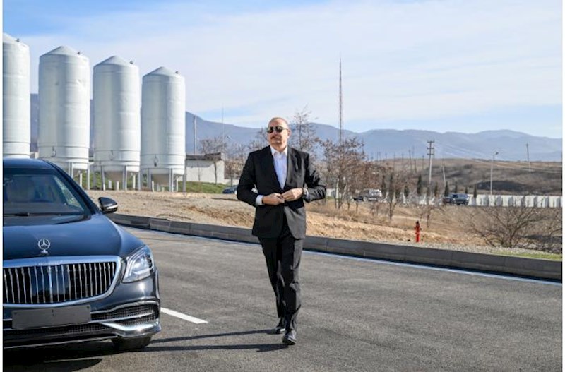 İlham Əliyev Xocalıdadır – Fotolar