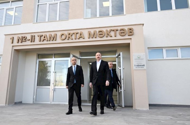 Kərkicahan 1 nömrəli tam orta məktəbin açılışı oldu – Fotolar