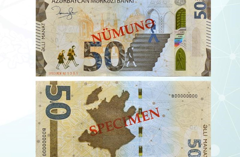 Bu gündən yeni 50 manatlıqlar tədavülə buraxılır
