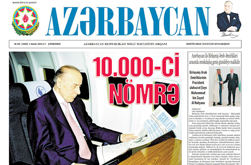 “Azərbaycan” qəzeti 10000-ci sayında dərc olunan fotonu saxtalaşdırıb?