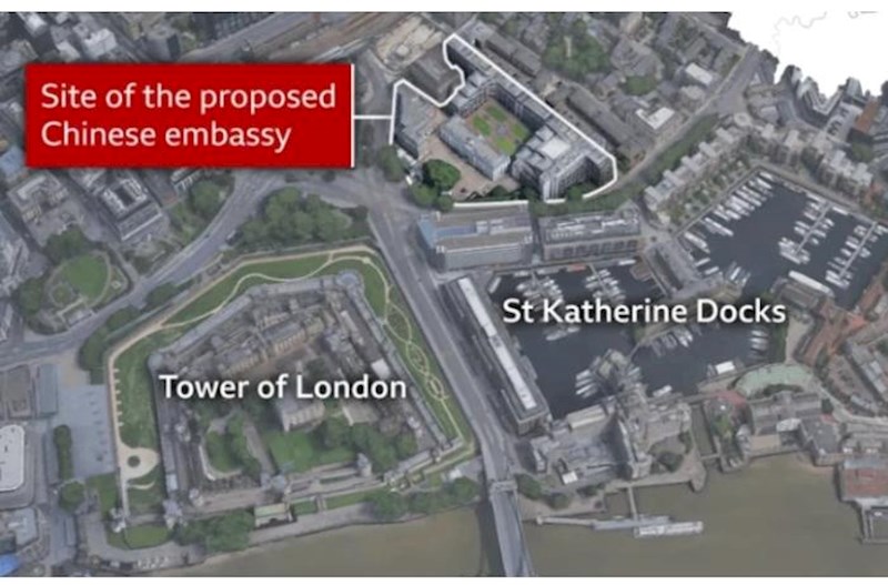 Çin Londonda Avropanın ən böyük diplomatik nümayəndəliyini tikəcək