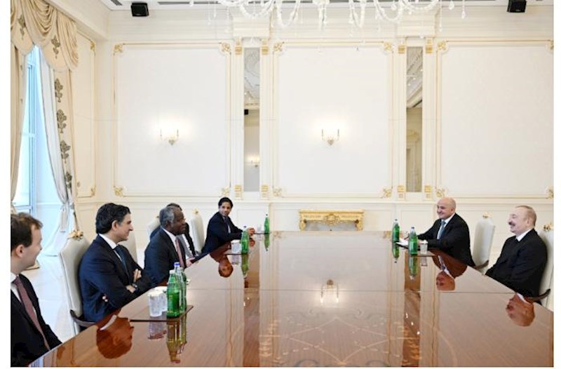 İlham Əliyev Adebayo Oqunlesini qəbul etdi