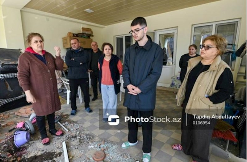 Alatavada evi dağıdılan qadın danışdı – Video