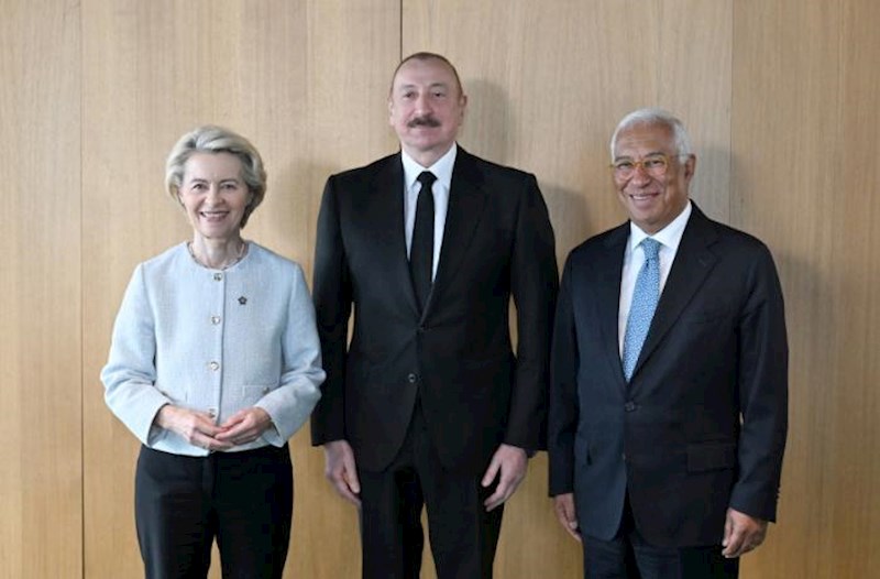 İlham Əliyev Antonio Koşta və Ursula Fon der Lyayenlə görüşdü – Fotolar