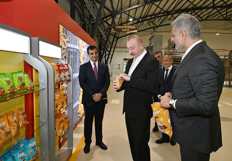 Prezident Bakıda zavod açılışında iştirak edib – Fotolar