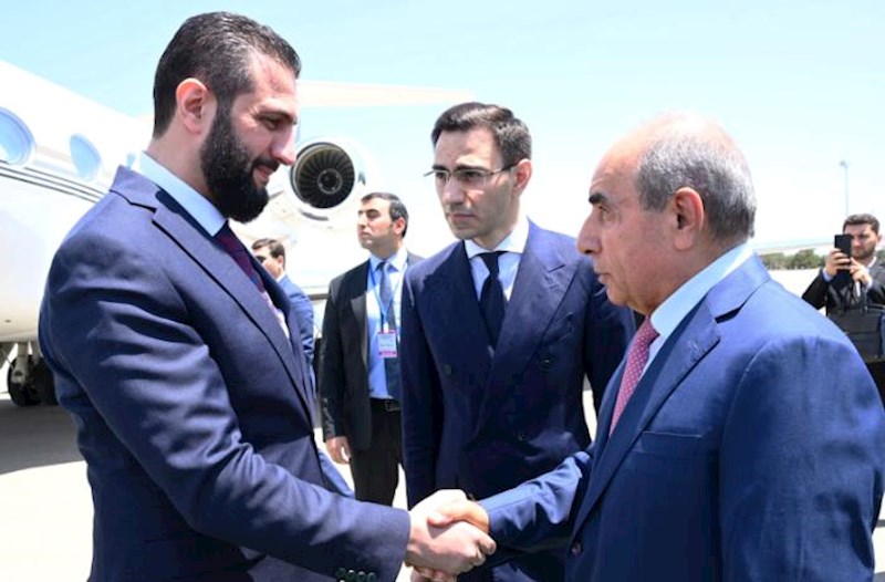 Əhməd Əl Şaraa Azərbaycana gəlib – Foto + Yenilənib