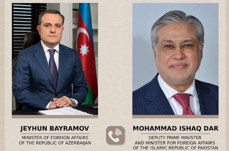 Azərbaycan və Pakistanın XİN başçıları telefonda danışıb