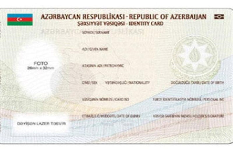 Şəxsiyyət vəsiqəsinin forması dəyişir