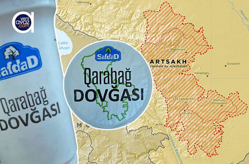 “Qarabağ” dovğasının üzərinə seperatçıların xəritəsi yerləşdirilib? – Fotolar