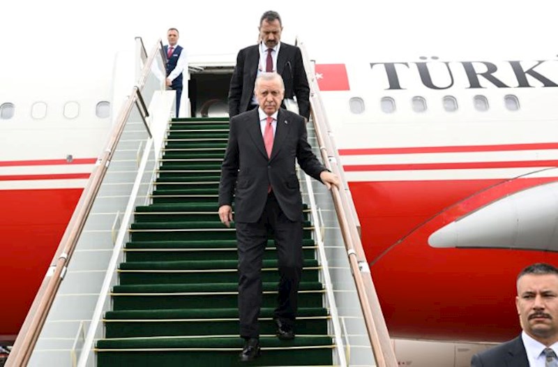Ərdoğan Azərbaycana gəldi