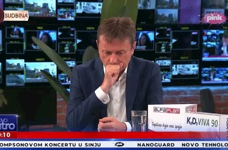 Serbiyada nazir canlı efir zamanı insult keçirdi – Video