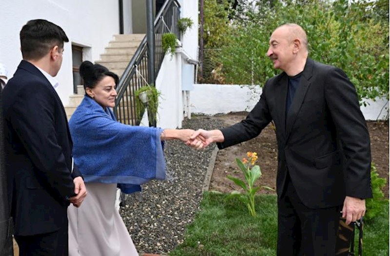 Prezident İlham Əliyev Hadrut qəsəbəsində olub – Fotolar