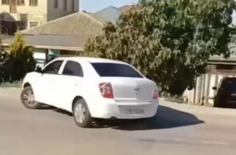 Suraxanıda avtoxuliqanlıq edən sürücü həbs edildi − Video