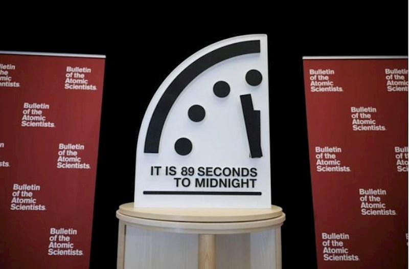 Qlobal fəlakətə 85 saniyə qaldı − “Qiyamət saatı” hələ də işləyir