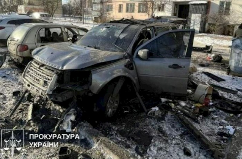 Kiyevdə avtomobil partladıldı − Prokurorluq terror adlandırdı