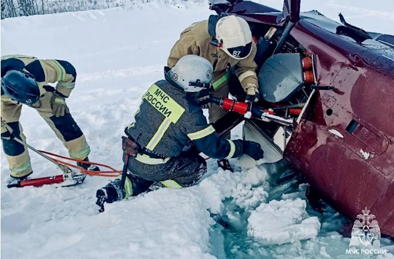 Rusiyada helikopter qəzası olub – Ölənlər var