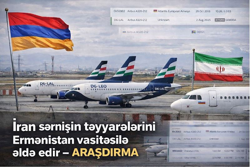 İran sərnişin təyyarələrini Ermənistan vasitəsilə əldə edirmiş – Araşdırma