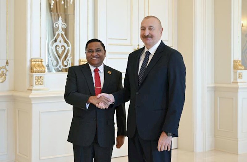 İlham Əliyev rəsmiləri qəbul etdi – Fotolar