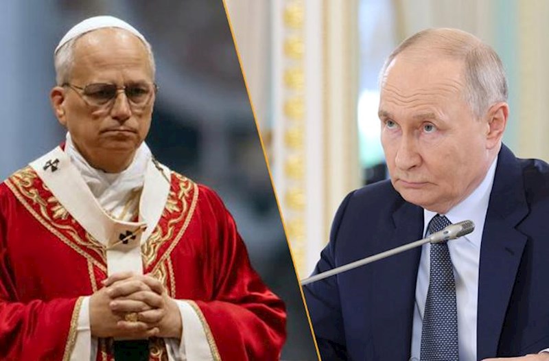 Putin Papa ilə danışdı